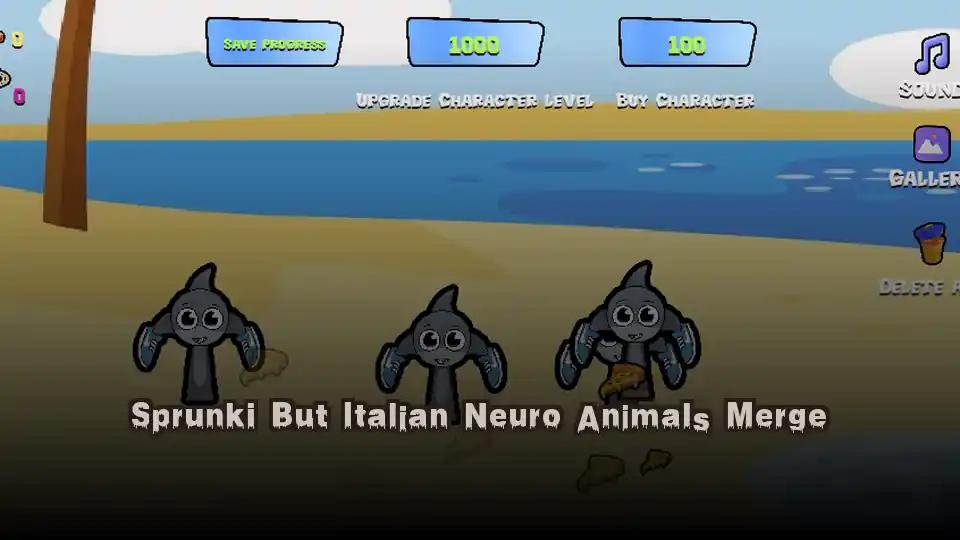 Sprunki But Italian Neuro Animals Merge