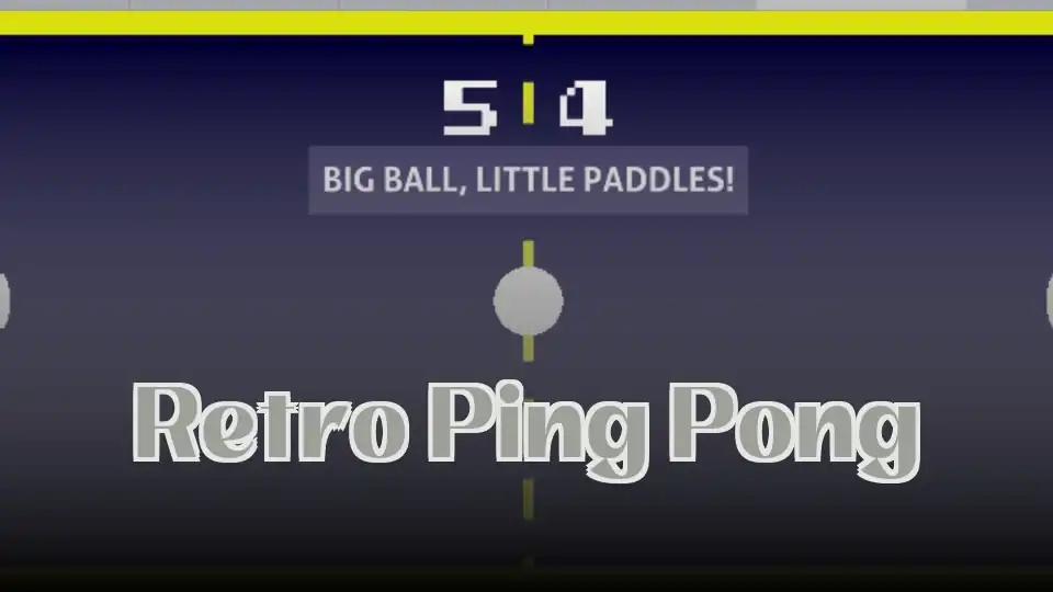 Retro Ping Pong
